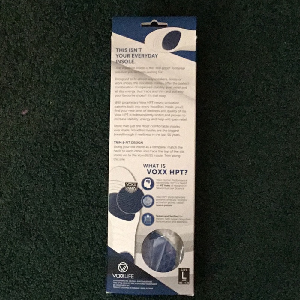 VoxxLife athletic insoles - Picture 3 of 7